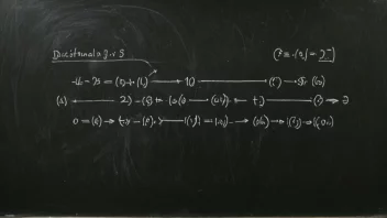 En matematisk formel på en tavle, med et strømningsdiagram i bakgrunnen.