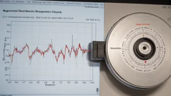 Et bilde av en magnetometer, en enhet som brukes til å måle magnetfelt.