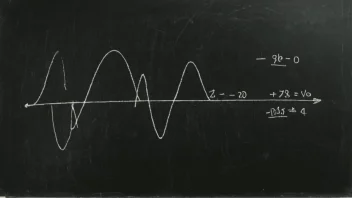 En matematisk ligning på en tavle, med en graf i bakgrunnen.