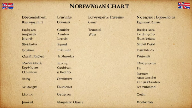 norsk språk, idiomatiske uttrykk, språklæring, sammenligning av uttrykk, språktips