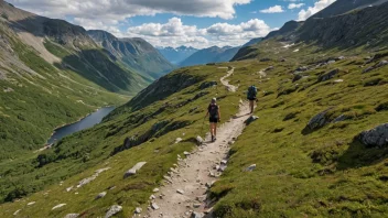 En sommarstig i norske fjell