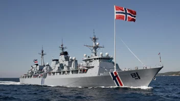 Et norsk marinefartøy med sjøfolk på dekk, som symboliserer viktigheten av sjøfolkstjeneste i det norske forsvaret.