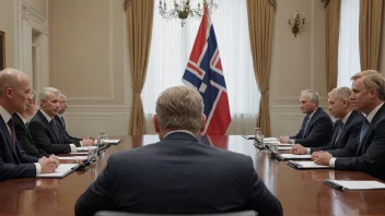 Et bilde som representerer regjeringpolitikk i Norge.