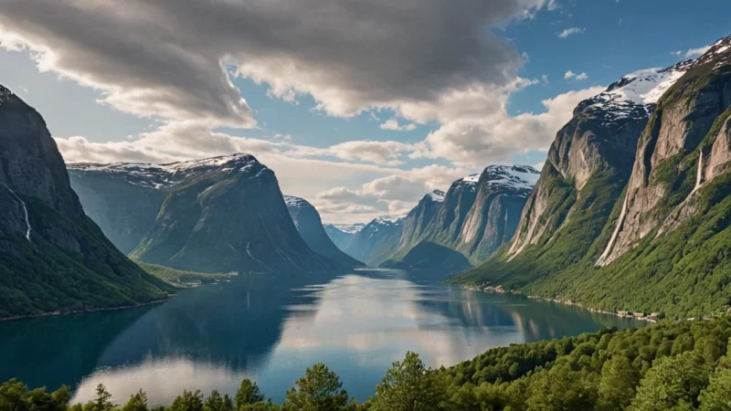 norsk natur, litteratur sammenligning, klassisk litteratur, moderne litteratur, temaer, symbolikk
