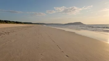 Et malerisk bilde av Silsands, som viser dens vakre sandstrender og naturalistiske landskap