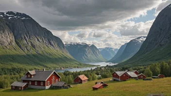 norsk kulturell symbolikk, folklore, mytologi, norsk natur, folkemusikk, rosemaling