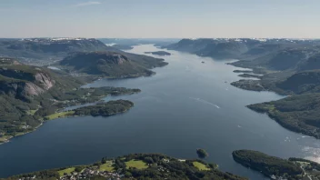 Oslofjordområdet, med sin imponerende naturskjønnhet og livlige byer.