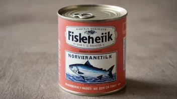 En boks norsk fiskehermetikk