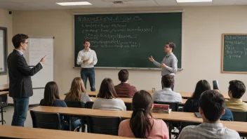 Ingeniørstudenter i en forelesningssal