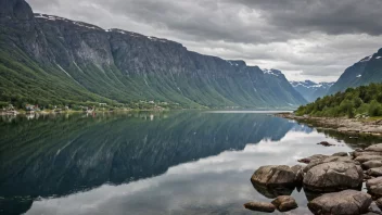 Et malerisk landskap av Ramnesets, som viser dets unike karakter og omgivelser.