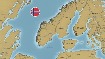 Et bilde som representerer språkvariasjoner og dialekter i Norge.