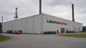 Et bilde av en lakkfabrikk, en fabrikk som produserer lakk og relaterte produkter.