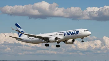 Finnair-fly på avgang