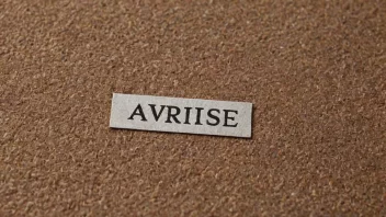 Et bilde som illustrerer begrepet 'avrispe', et norsk ord som refererer til en del av et materiale eller overflate som er blitt avskåret eller fjernet.