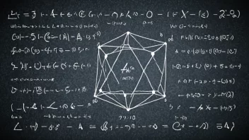 Et bilde som representerer begrepet aksiom, med en geometrisk form og matematiske formler.