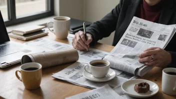 En journalist som arbeider med å skrive eller redigere nyhetsartikler for en avis eller nettavis.