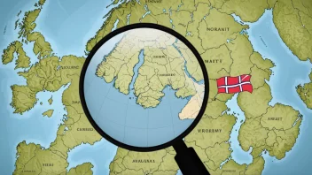 Et bilde som representerer begrepet fylkesøkonomi i Norge.