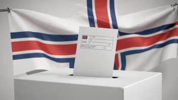 Et bilde av en stemmeboks med en stemmeseddel inni, som symboliserer den demokratiske prosessen.