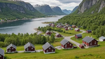 Et naturskjønt bilde av Etnedal kommune i Norge.