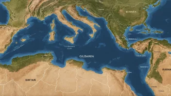 Gibraltarstredet er et smalt sund som forbinder Middelhavet med Atlanterhavet, og skiller Den iberiske halvøy i Europa fra Marokko i Afrika.