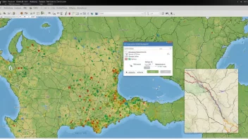 Et bilde som representerer geostatistisk analyse av romlige data