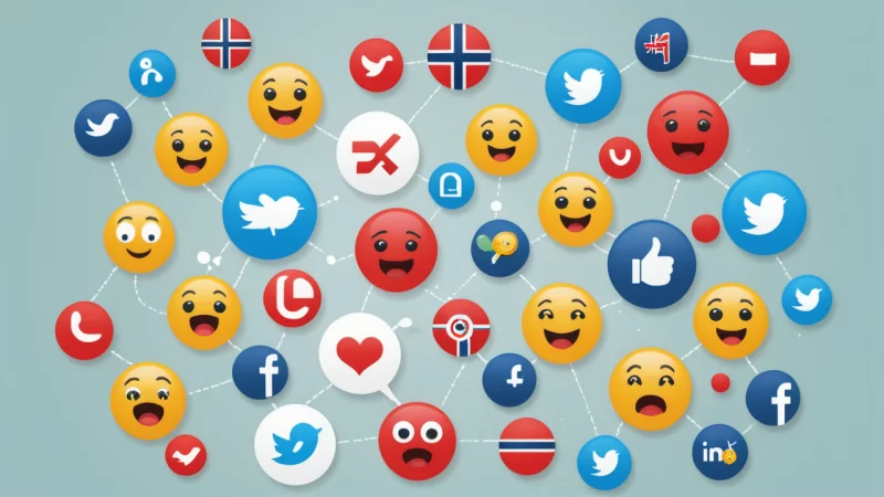 norsk språk, digital kommunikasjon, emoji, slang, språkutvikling