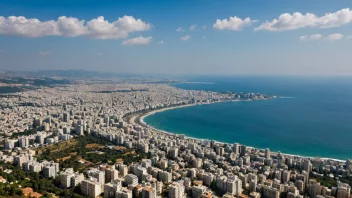 Flyfoto av Haifa by, Israel