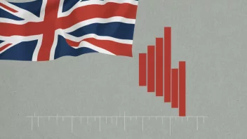 En graf som viser lønnsutviklingen over tid, med et norsk flagg i bakgrunnen.