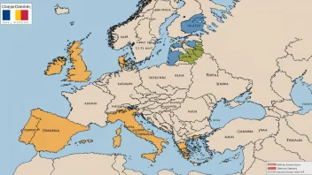 Et kart over Europa som viser medlemslandene i Det europeiske økonomiske samarbeidsområde (EØS)