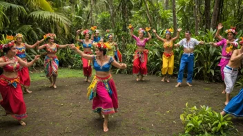 En livlig costaricansk dans som viser landets rike kulturarv.