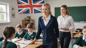 Et bilde av en verneassistent i en norsk skolesammenheng.