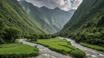 En vakker dal i Vest-Norge, kjent for sin vakre natur og dramatisk landskap.