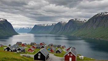 Et naturskjønt landskap av Nordkinns-regionen i Norge, som viser dens naturlige skjønnhet og kulturelle betydning.