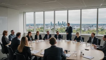 En konferansesal i Oslo med mennesker som diskuterer og debatterer