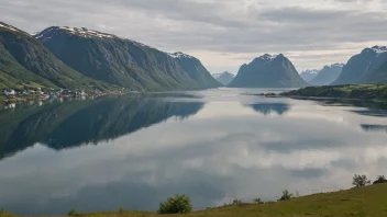 Et naturskjønt bilde av Kvamsøys, som viser dens naturlige skjønnhet.