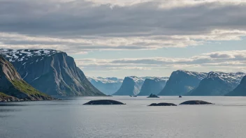 Et malerisk landskap av Vesterålen, som viser dens naturlige skjønnhet og dyreliv.