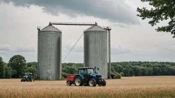 En silo er en struktur eller beholder som brukes til lagring av materialer, vanligvis korn eller fôr, i landbruket eller industrielle prosesser.