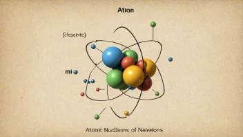 Atomkjerner med ulikt antall nøytroner, som illustrerer isotoper av et kjemisk element.