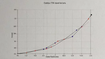 En graf som viser data representert ved intervaller.