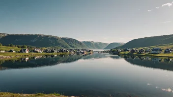 Et malerisk landskap i Norge.