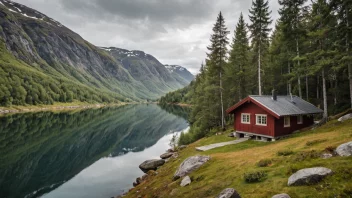 En fjellbu i norsk natur