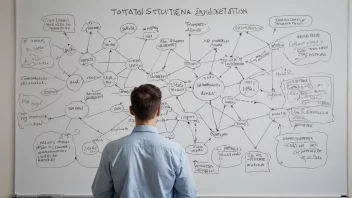 Et bilde av en person som analyserer en kompleks situasjon med flere faktorer.