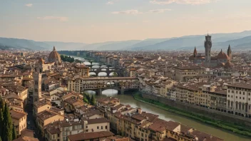 Flyfoto av Firenze, Italia