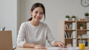 En person med et smil på ansiktet, som enkelt håndterer en oppgave