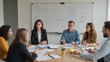 Et brukerrådsmøte, hvor medlemmene diskuterer og brainstormer idéer for å fremme brukernes interesser.