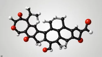 Et benzyletmolekyl, med benzenringen og alkylgruppen fremhevet