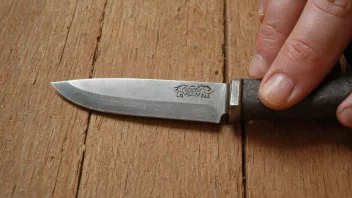 En kittekniv, en type kniv brukt for å kutte eller skjære i materialer.